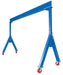 Vestil FHS-10-15 Steel Fixed Gantry Crane with Ductile Steel Locking Casters 15 ft. 10,000 lb. Capacity Blue