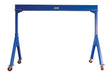 Vestil FHS-10-15 steel fixed gantry crane with ductile steel locking casters - view 2