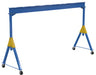 Vestil FHSN-8-20 Steel Knockdown Fixed Gantry Crane with Phenolic Casters 20 ft. 8,000 lb. Capacity Blue