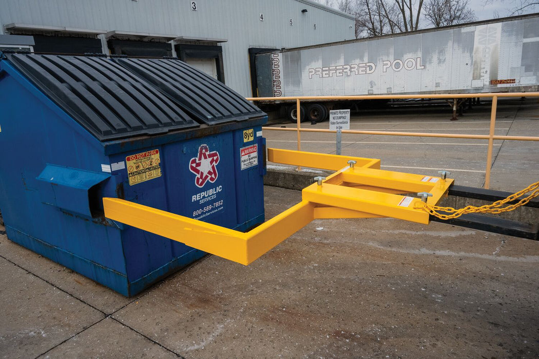 Vestil FLDM-2-72 steel front load dumpster mover - view 8