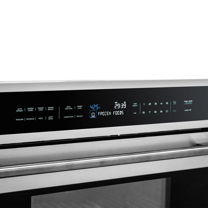 Forno Oliena 30-Inch Built-In 1.6 Cu. Ft. Compact Oven in Stainless Steel with Stainless Steel Trim (FMWDR3093-30) FORNO