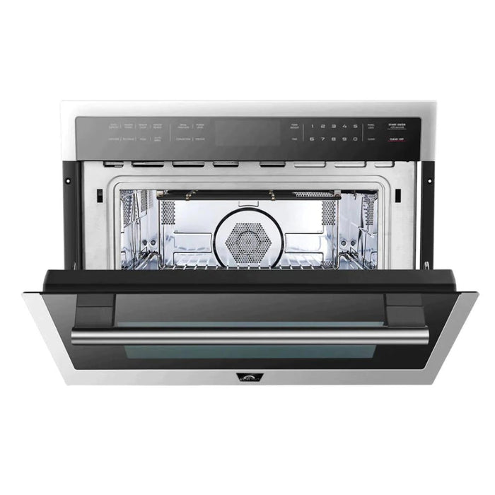 Forno Built-In 1.6 cu.ft. Microwave Oven in Stainless Steel - FMWDR3093-24 FORNO