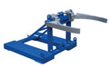 Vestil FPDL-11-H Steel Fork Mounted Poly Drum Handler 48-3/8 in. x 28-1/2 in. x 22-3/8 in. 1,100 lb. Capacity Blue