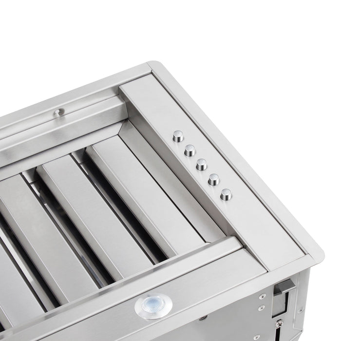 Forno Frassanito 60-Inch Recessed Range Hood Insert with 900 CFM Motor, Baffle Filters in Stainless Steel (FRHRE5346-60) FORNO