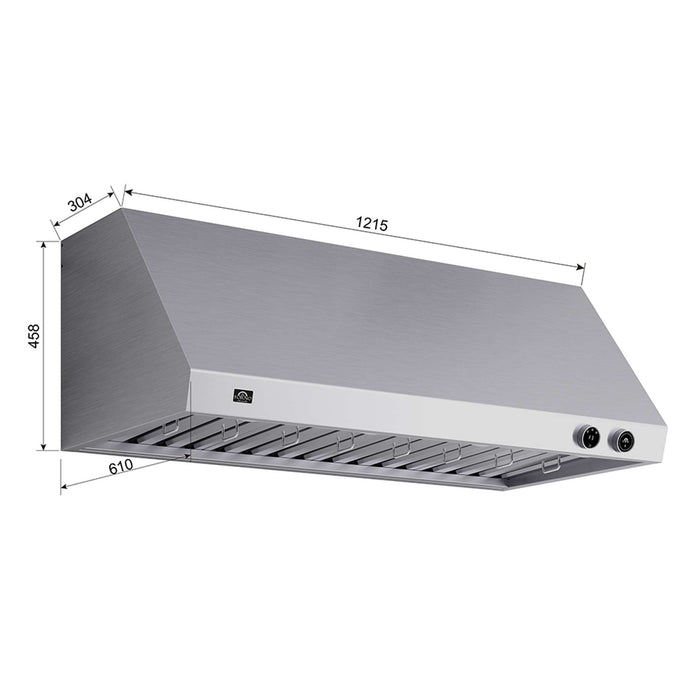 Forno Biagio Wall Mounted Range Hood - view 6