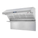 Forno Savona 60-Inch 1200 CFM Wall Mount Range Hood with Hybrid Filters and Back Splash in Stainless Steel (FRHWM5029-60HB) FORNO