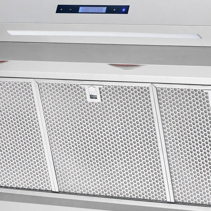 Forno Savona 60-Inch 1200 CFM Wall Mount Range Hood with Hybrid Filters and Back Splash in Stainless Steel (FRHWM5029-60HB) FORNO
