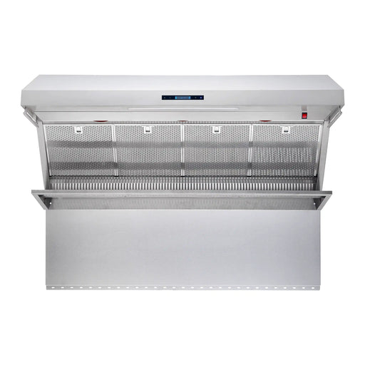 Forno Savona 60-Inch 1200 CFM Wall Mount Range Hood with Hybrid Filters and Back Splash in Stainless Steel (FRHWM5029-60HB) FORNO