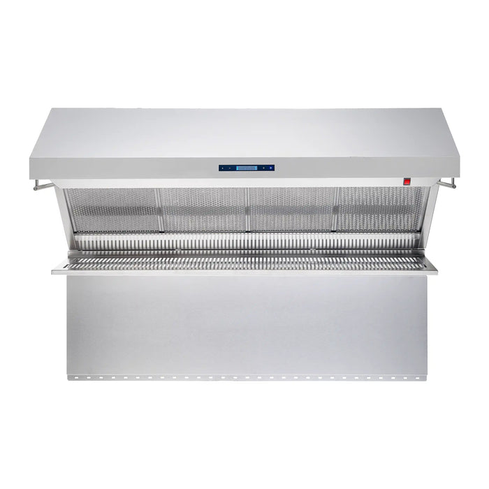 Forno Savona 60-Inch 1200 CFM Wall Mount Range Hood with Hybrid Filters and Back Splash in Stainless Steel (FRHWM5029-60HB) FORNO