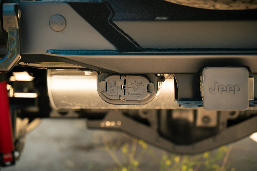 DV8 Offroad 2018-2026 Jeep Wrangler JL FS-15 Series Rear Bumper – installed on vehicle, image 10 of 19