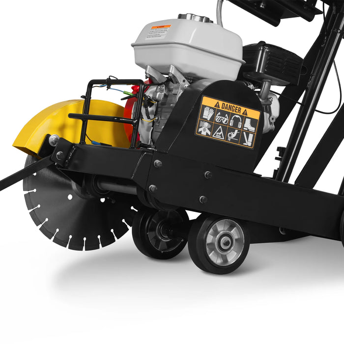 Honda GX160 Concrete Saw in-use view