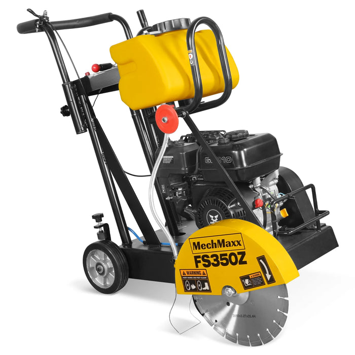 8 HP Concrete Saw front view