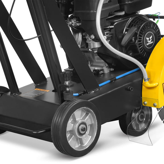 8 HP Concrete Saw in-use view