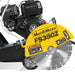 8 HP Concrete Saw angle view