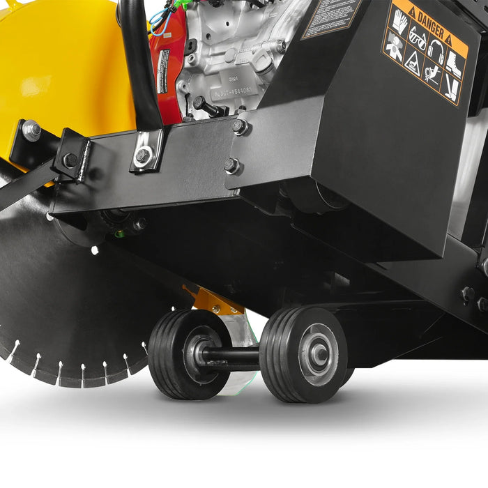 Honda GX390 Concrete Saw angle view