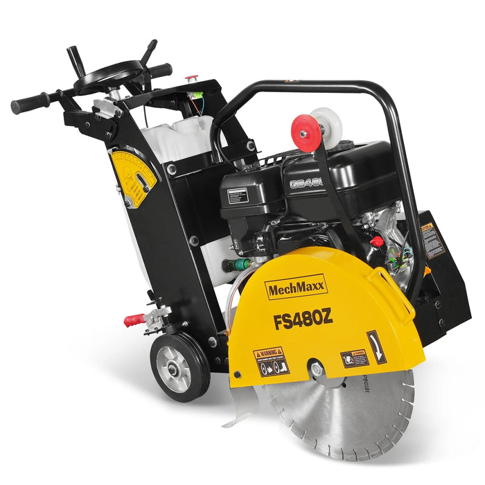 15 HP Concrete Saw front view