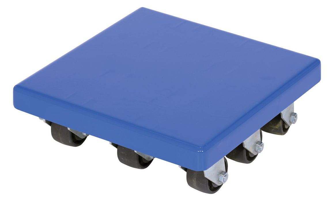Vestil FTD-1616-8 Steel Heavy Duty Flush Top Dolly 16 in. x 16 in. 8,000 lb. Capacity Blue