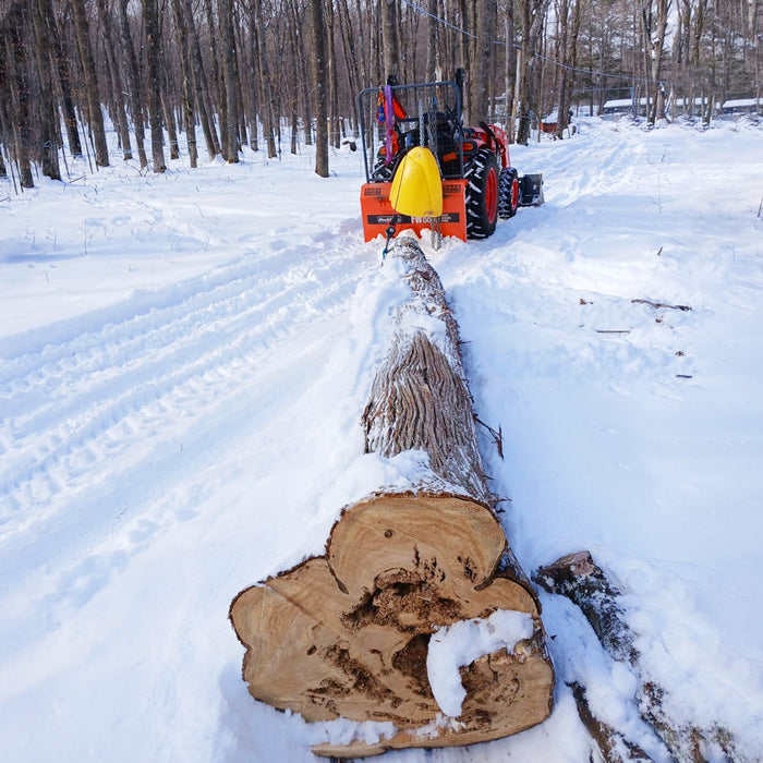 22" Portable Sawmill & Forestry Log Skidding Winch Combo, SM22 & FW8800