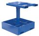 Vestil FWBC-4242-2 Steel Trash Bin Compactor 2,000 lb. Filled Weight Blue, Empty