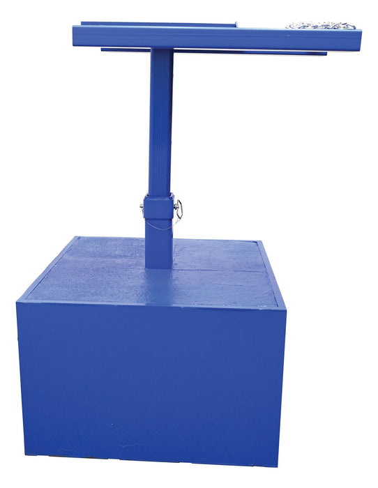 Vestil FWBC-4242-4-BC steel trash bin compactor - view 10