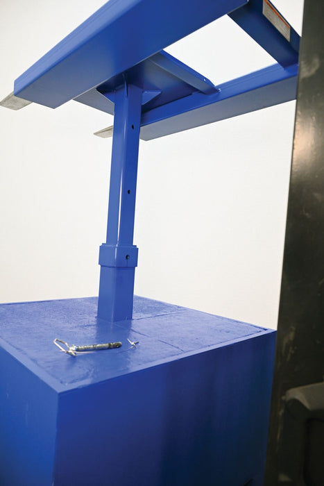 Vestil FWBC-4242-4-BC steel trash bin compactor - view 3