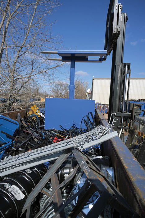 Vestil FWBC-4242-4-BC steel trash bin compactor - view 8
