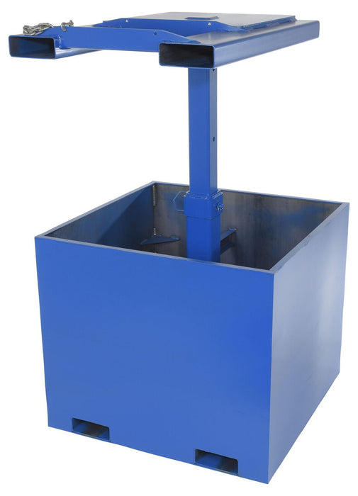 Vestil FWBC-4242-4 steel trash bin compactor - view 2