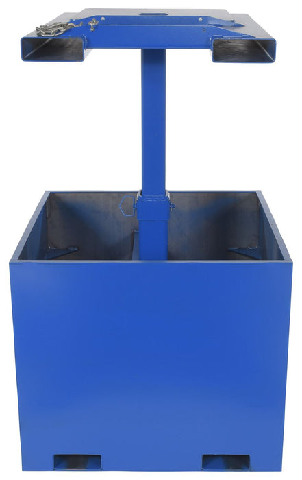 Vestil FWBC-4242-4 steel trash bin compactor - view 3