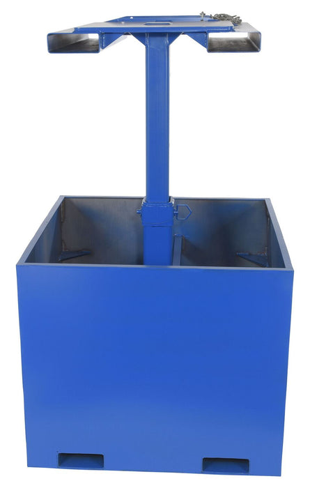 Vestil FWBC-4242-4 steel trash bin compactor - view 4