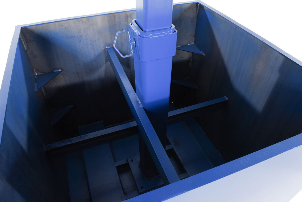 Vestil FWBC-4242-4 steel trash bin compactor - view 6