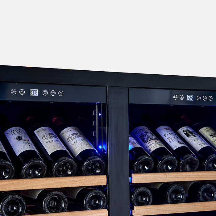 Forno Vernazza 40-Inch 25.07 Cu.Ft. Side-by-Side, Dual Zone Wine Cooler (FWCDR6642-40S) FORNO