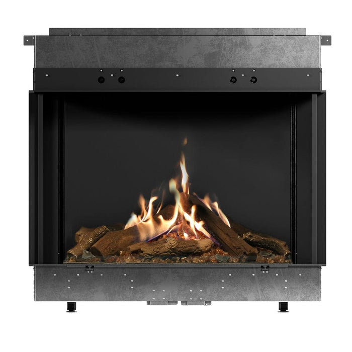 Faber MatriX 3326 Series Three-sided Bay Built-in Gas Fireplace Dimplex