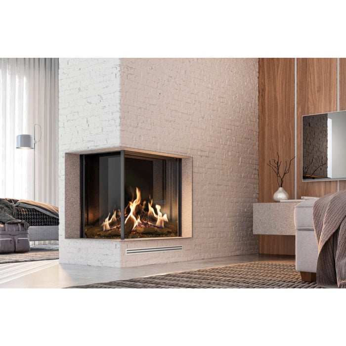 Faber MatriX 3326 Series Two-sided Left-facing Built-in Gas Fireplace Dimplex