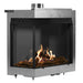 Faber MatriX 3326 Series Two-sided Left-facing Built-in Gas Fireplace Dimplex