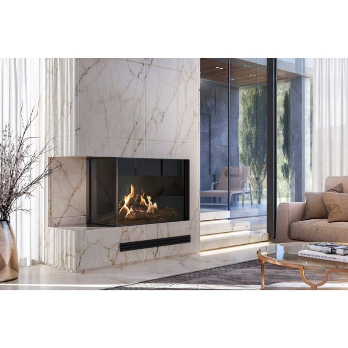 Faber MatriX 3326 Series Two-sided Left-facing Built-in Gas Fireplace Dimplex