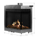 Faber MatriX 3326 Series Two-sided Right-facing Built-in Gas Fireplace - specifications diagram