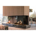 Faber MatriX 4326 Series Three-sided Bay Built-in Gas Fireplace - side view