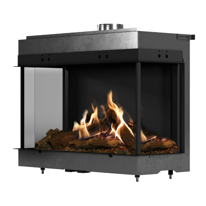 Faber MatriX 4326 Series Three-sided Bay Built-in Gas Fireplace - front view