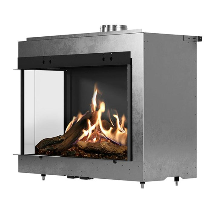 Faber MatriX 4326 Series Two-sided Left-facing Built-in Gas Fireplace - back view