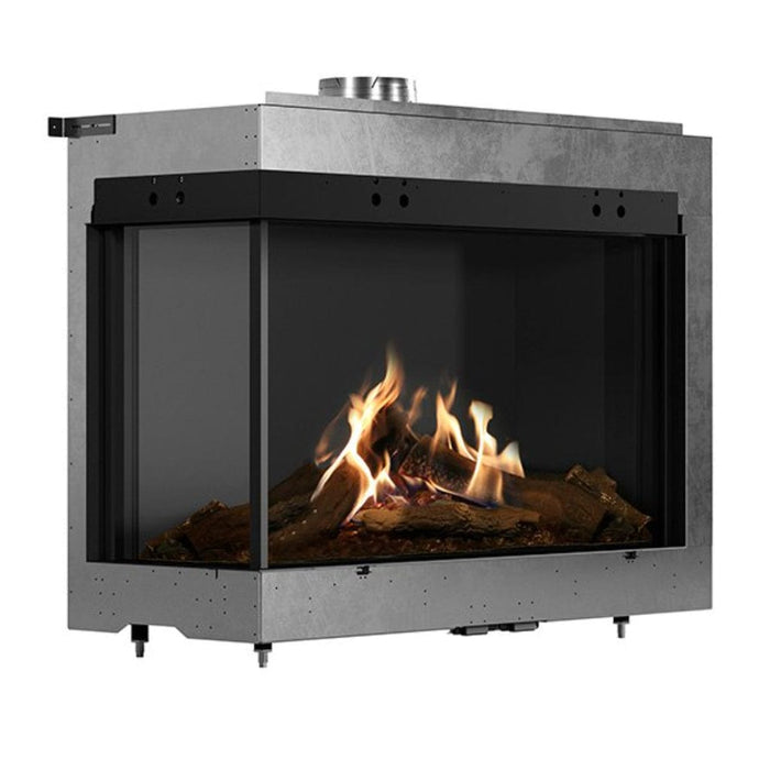 Faber MatriX 4326 Series Two-sided Left-facing Built-in Gas Fireplace - front view