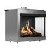 Faber MatriX 4326 Series Two-sided Right-facing Built-in Gas Fireplace - side view