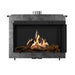 Faber MatriX 4326 Series Two-sided Right-facing Built-in Gas Fireplace - back view