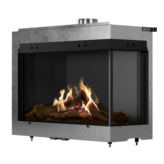 Faber MatriX 4326 Series Two-sided Right-facing Built-in Gas Fireplace - front view
