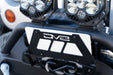 DV8 Offroad Fairlead Mounted Flip-Up License Plate Bracket – installed on vehicle, image 3 of 10
