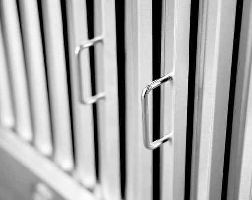 Stainless steel baffle filter on Victory Venice 48 inch range hood