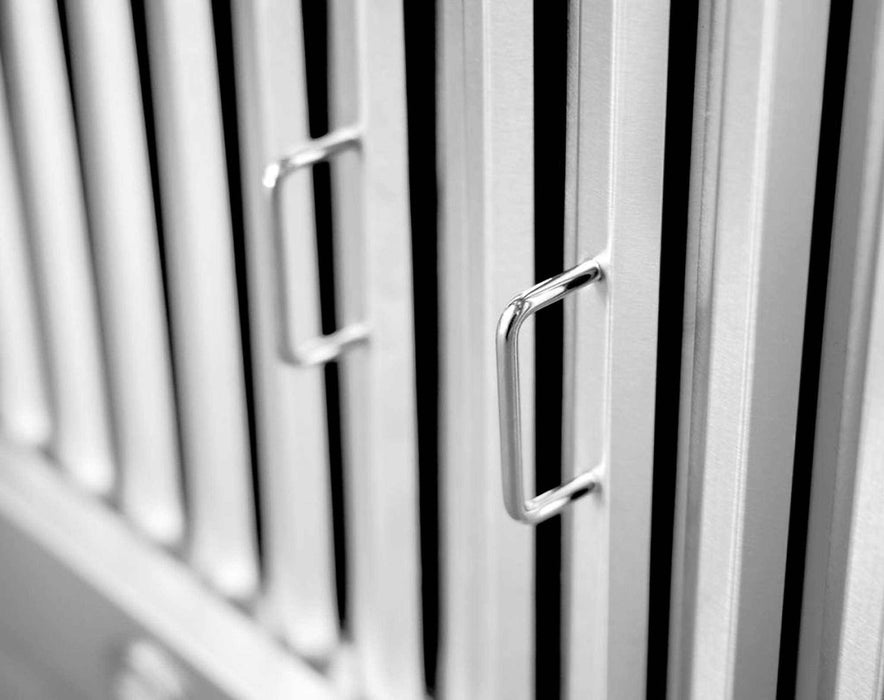 Stainless steel baffle filter on Victory Venice 48 inch range hood