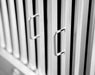 Stainless steel baffle filter on Victory Venice 48 inch range hood