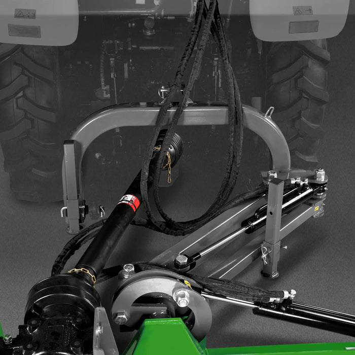 60" Standard 3Point Offset Flail Ditch Bank Mower,  25-60HP,  VAM60 — detail view