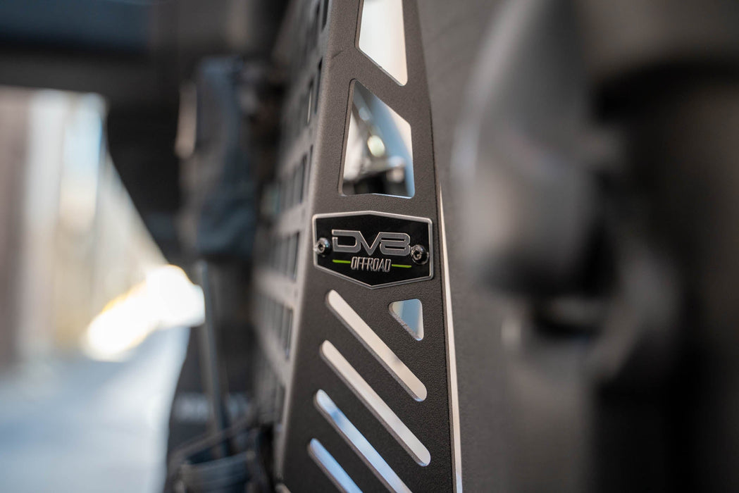DV8 Offroad 2021-2025 Ford Bronco 2-Door Rear Window Pocket Molle Panels – installed on vehicle, image 9 of 17