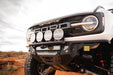 DV8 Offroad 2022-2026 Ford Bronco Raptor Tube Front Bumper – installed on vehicle, image 13 of 20